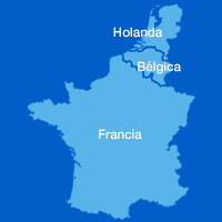 Circuitos por Francia, Londres, Países Bajos, Alemania y el Rhin