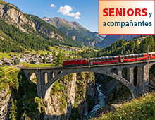Viaje en el Bernina Express: de St Moritz a Bellaggio  -Ginebra)