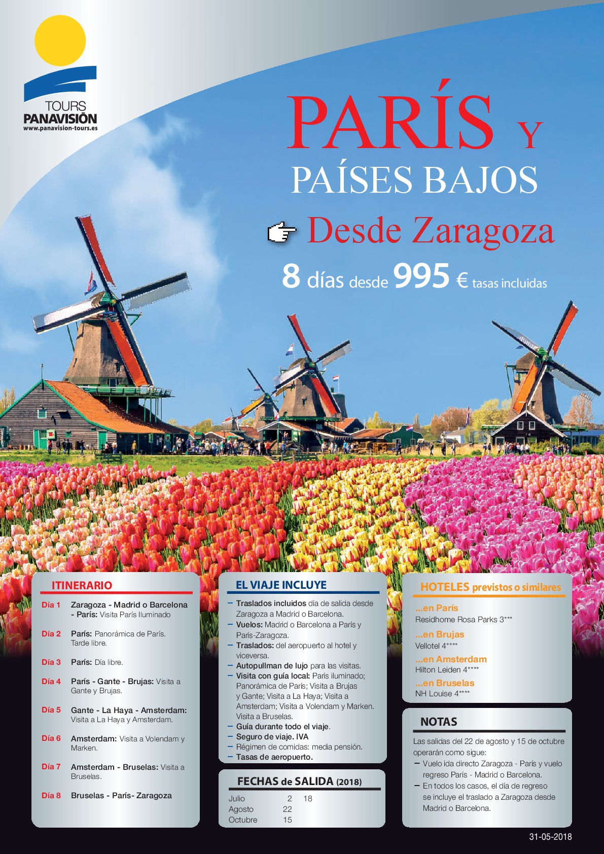 Paris y Paises Bajos